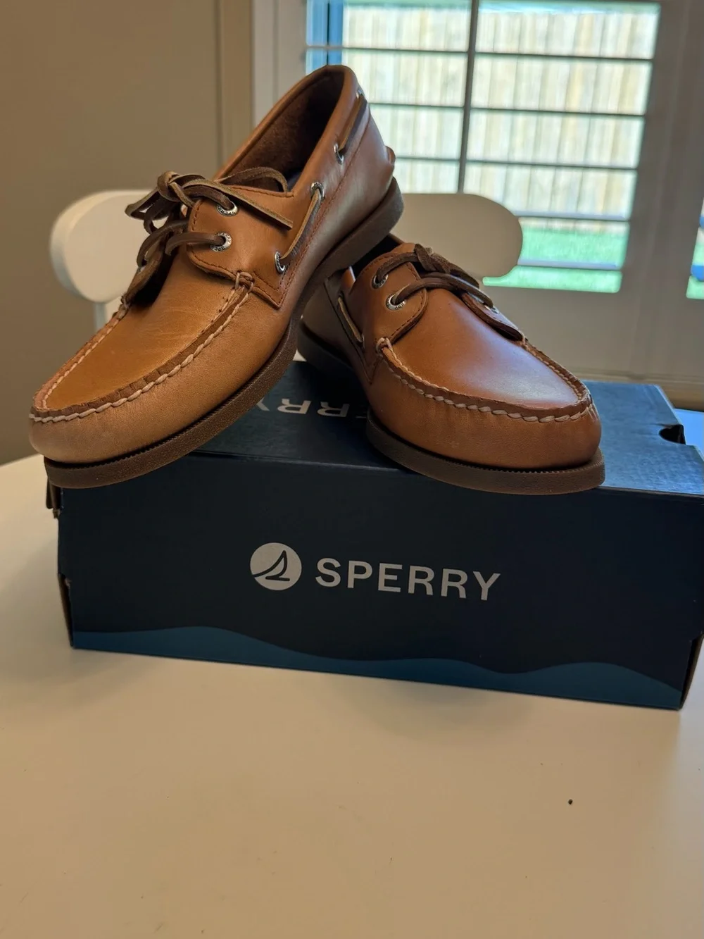 Sperry Men's Sahara Leather Boat Shoes
